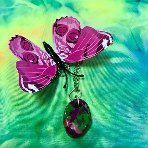 Reversible Unique Rare Vintage Boho One of a Kind Handmade Necklace - Picture 10 of 16